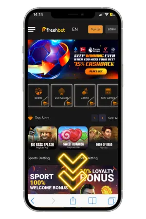 FreshBet Schermata 3