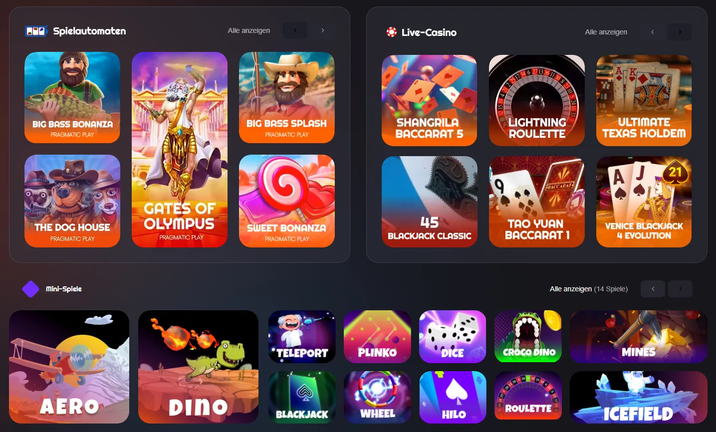 FreshBet Schermata 3